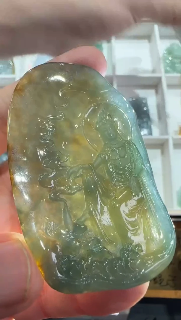 未镶嵌挂件翡翠A货翡翠多样性孤品