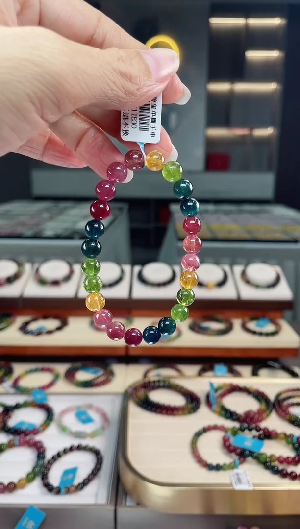 【闪购商品】碧玺单圈手串未镶嵌（多样性发一条）Q