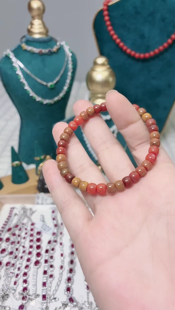 未镶嵌手串南红玛瑙002BJ1225产品一个（多样性）