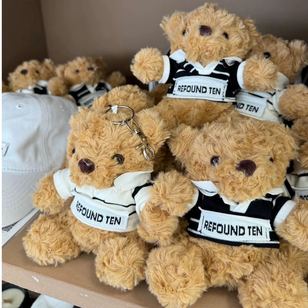 REFOUND TEN 设计师款POLO衫小熊公仔