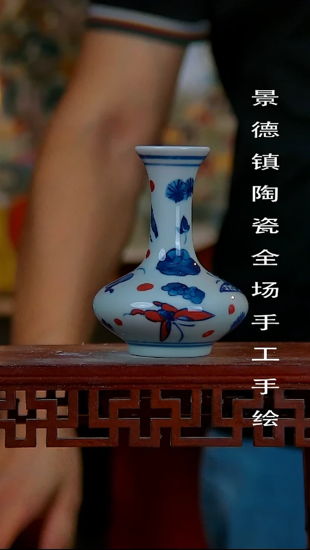 摆件手景德镇陶瓷 全场手工绘