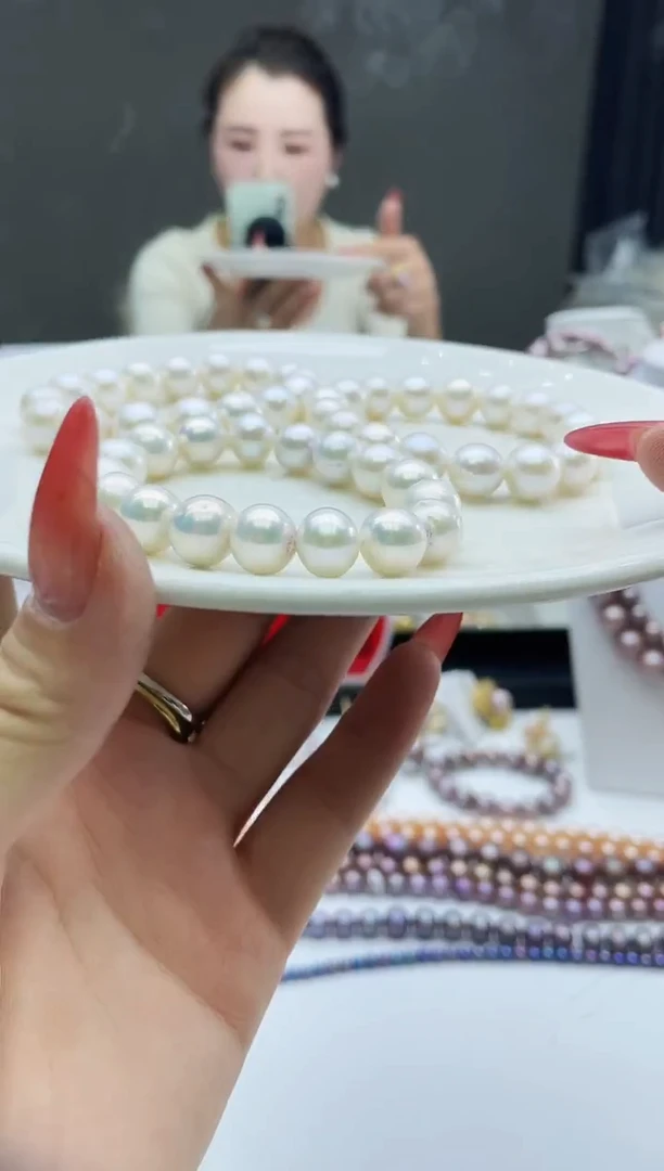 未镶嵌手链淡水珍珠白色系手链