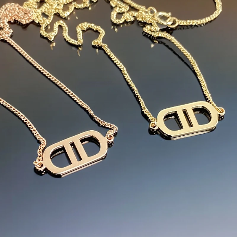 新款18k猪鼻子项链 通勤百搭 时尚气质 多样性发货其一