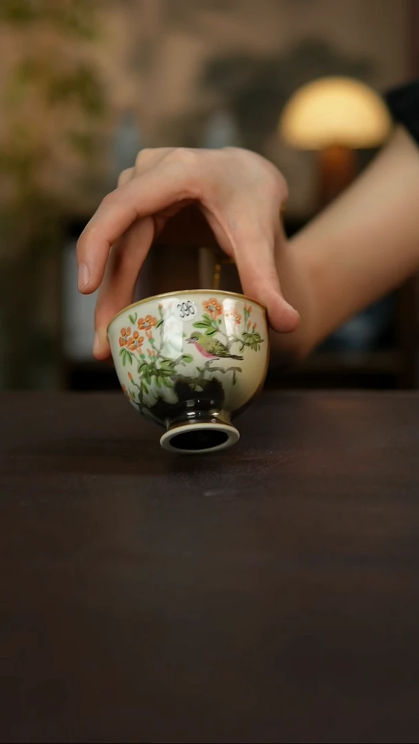 景德镇陶瓷杯碗柴烧多人