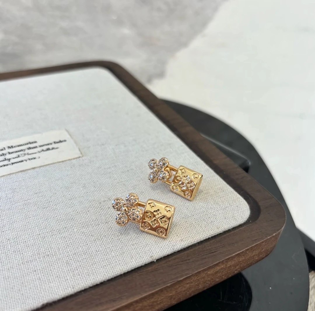 铜合金耳饰 小众气质轻奢耳钉1118