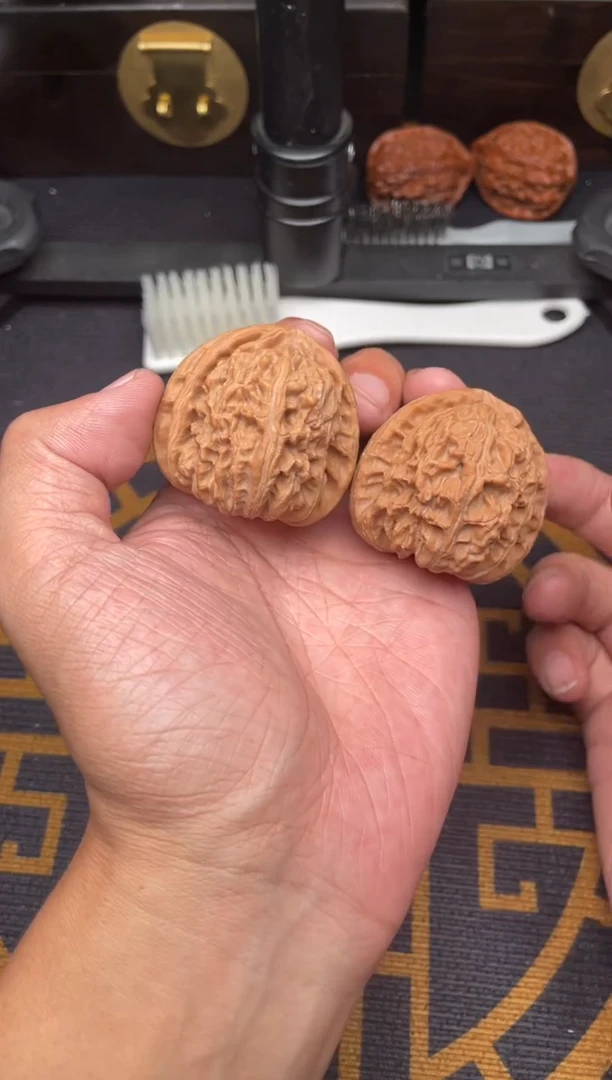 吊坠文玩核桃白狮子42