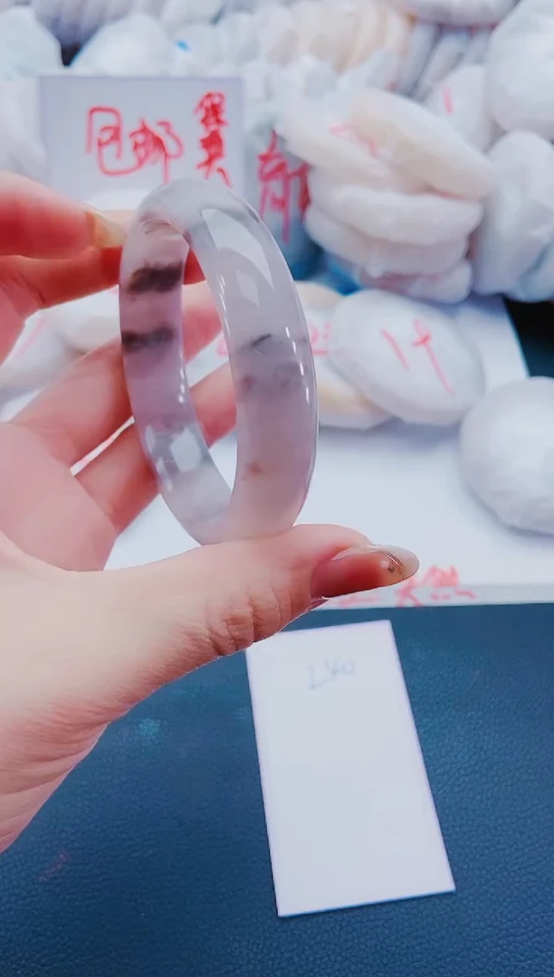 未镶嵌手镯石英质玉L40-56-57
