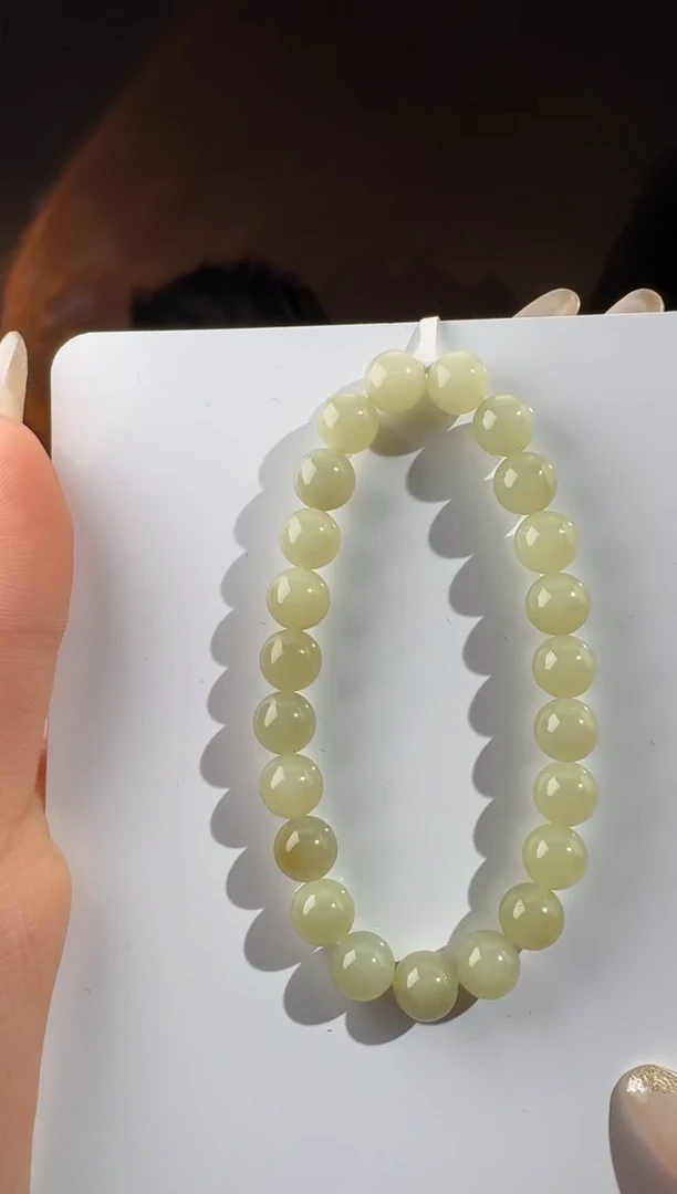 未镶嵌手串和田玉手串卡8