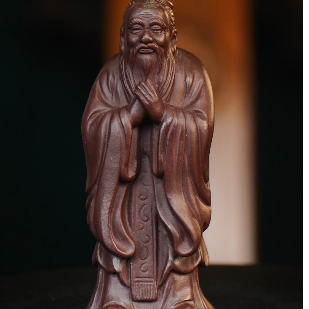 孔子    宜兴摆件