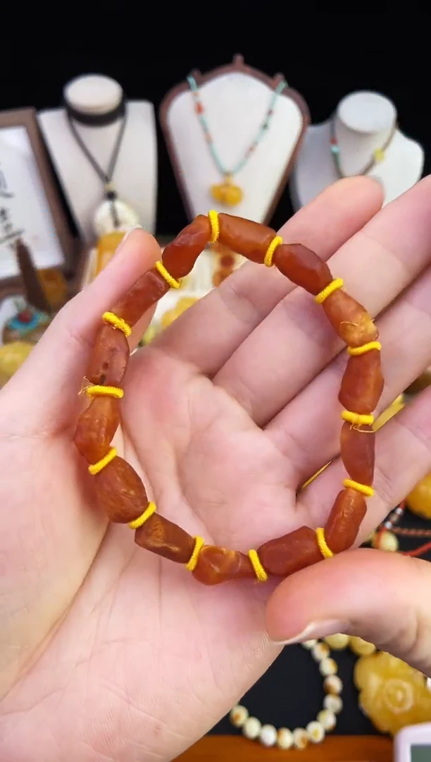 琥珀未镶嵌珠宝奇石柒月