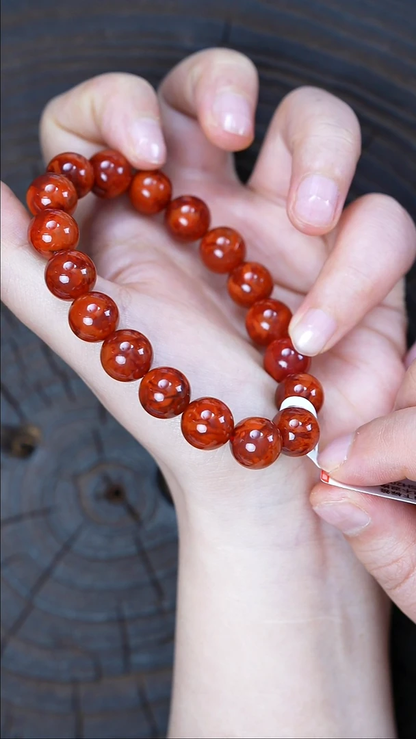 未镶嵌手串南红玛瑙无胶无裂瓦西原矿35g1062