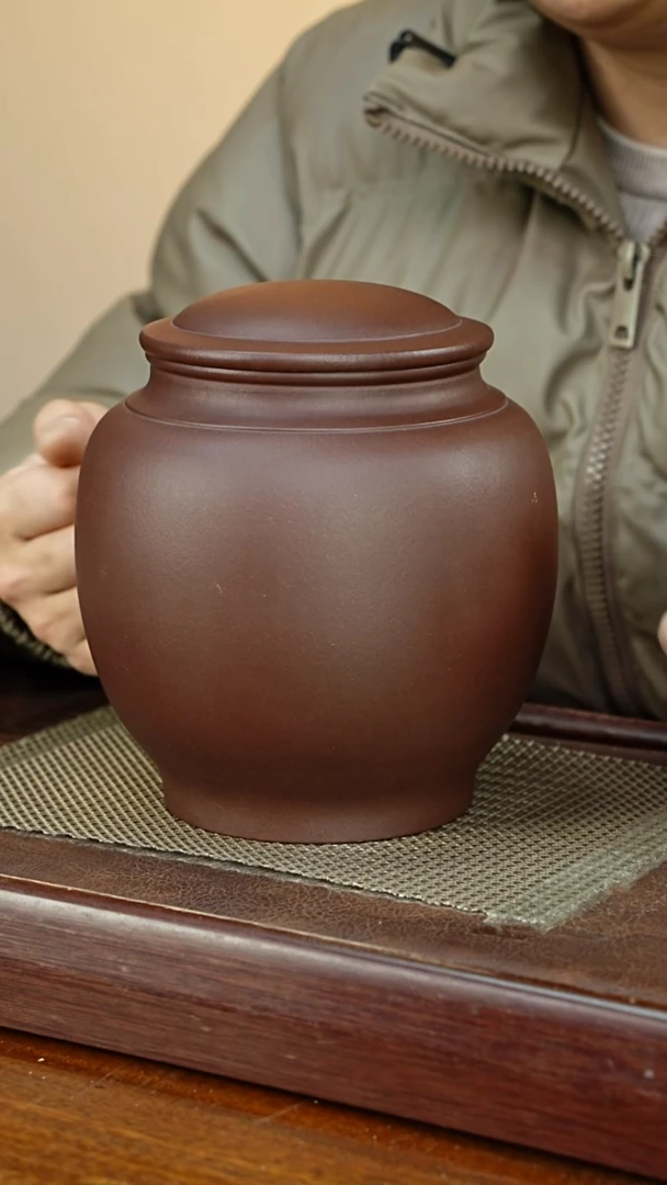 宜兴原矿紫砂茶叶罐