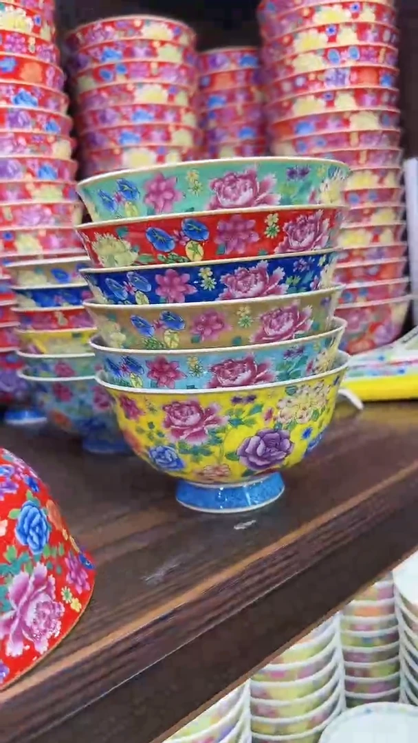 【闪购商品】瓷片5英寸饭碗6个景德镇餐具