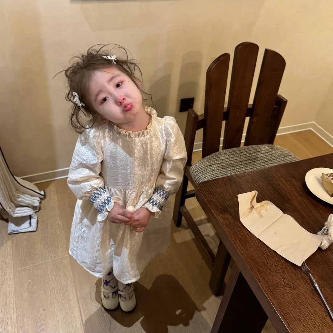 壹妈童装秋季时尚连衣裙女童独特漂亮小女孩长袖裙子宝宝公主裙