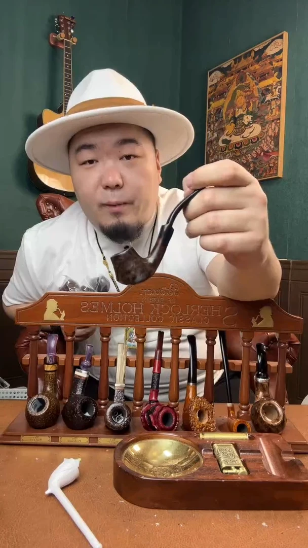 石楠木木雕款意大利进口石楠木烟斗