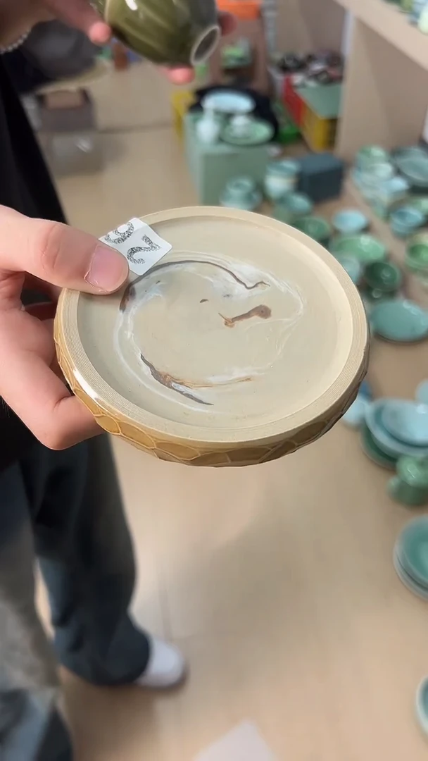 龙泉云间青瓷小米茶器