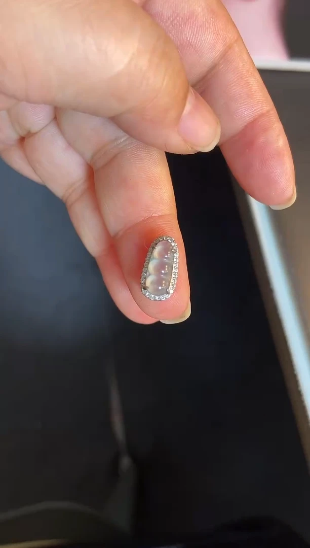 吊坠(不含链)银S925镶嵌翡翠1