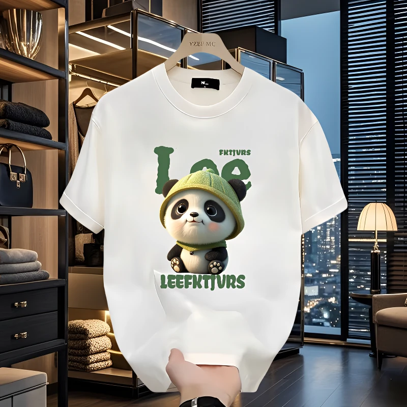 美式潮牌2025夏季爆款男女同款纯棉短袖T恤休闲百搭轻奢百搭上衣T