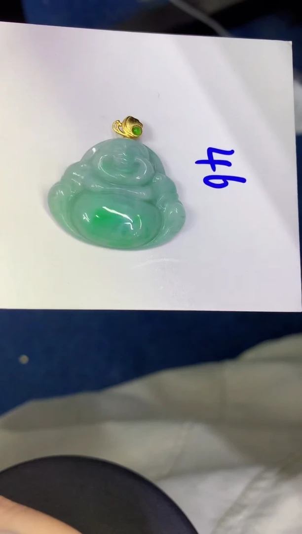 颈饰未镶嵌翡翠缅甸天然翡翠A货