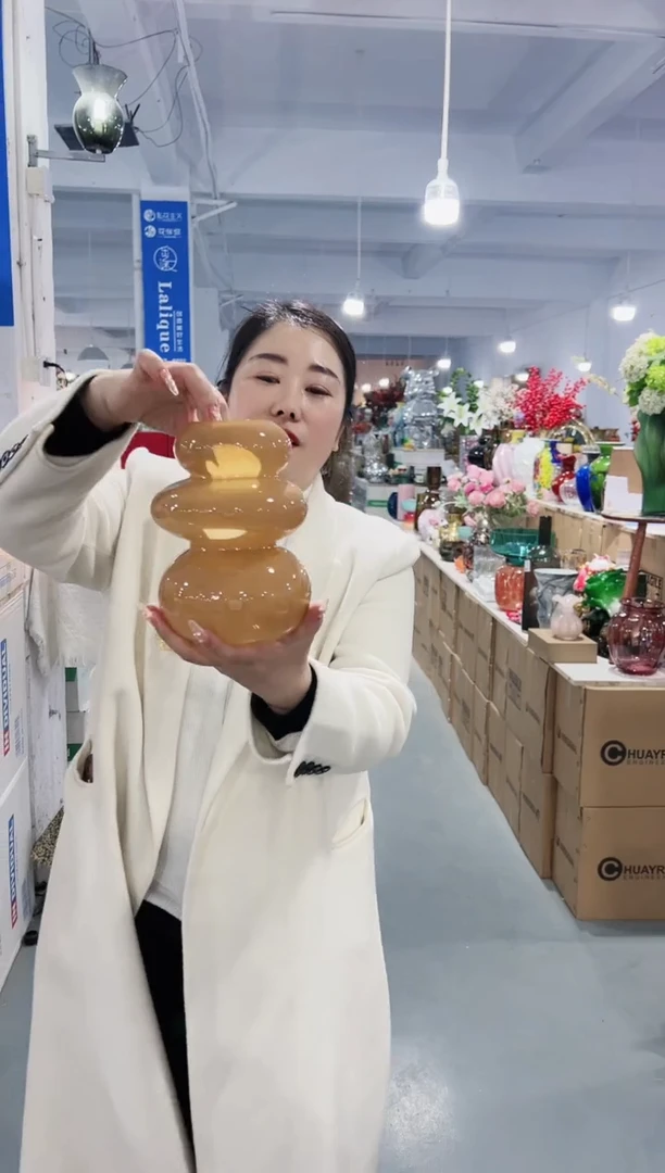 【闪购商品】玻璃花伴你花瓶-微瑕-3JKSR