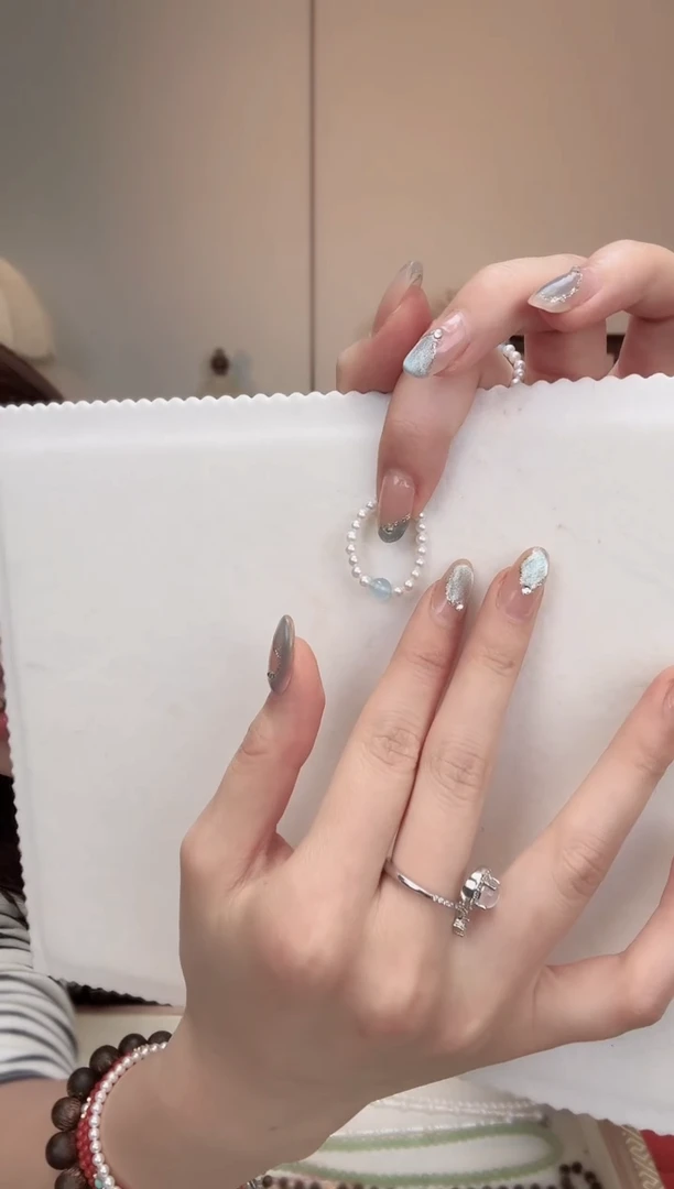 戒圈未镶嵌淡水珍珠1