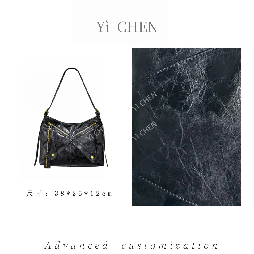 【Yì CHEN】SD-5627-黑武士 简约时尚女士新款轻奢单肩斜跨包