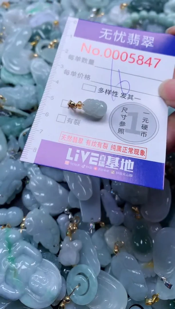 颈饰未镶嵌翡翠5847