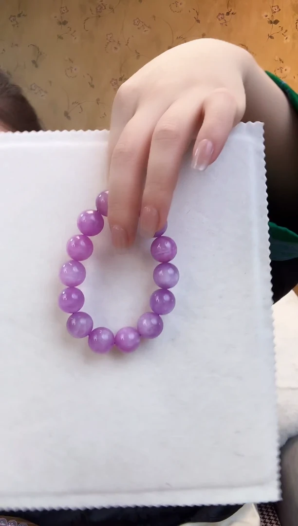 【闪购商品】锂辉石手串未镶嵌紫锂辉手串约15M