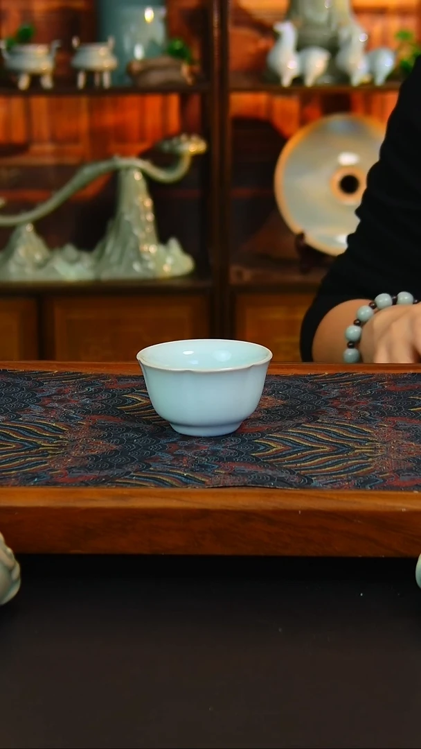 瓷片原矿汝瓷福利单杯