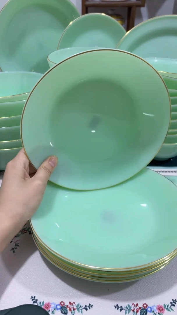 ·8英寸深盘10个  玉瓷【贝美】