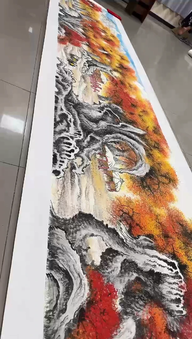 国画鸿**飞杜明华精品作品