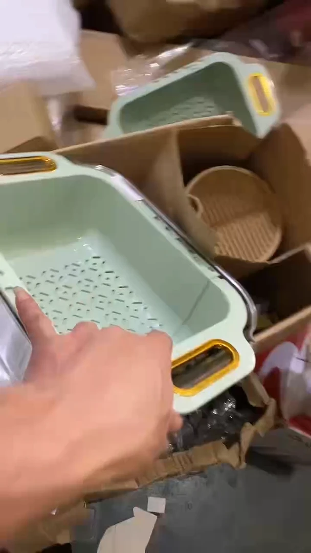 食品级塑料1沥水篮 两件套