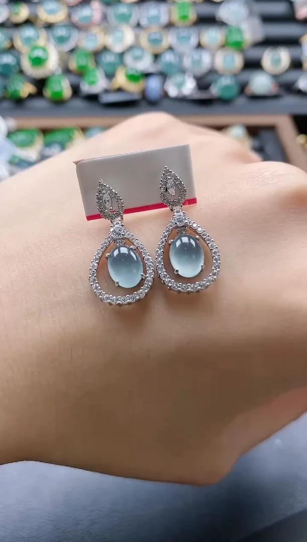 【闪购商品】翡翠戒指银S925镶嵌51511-6