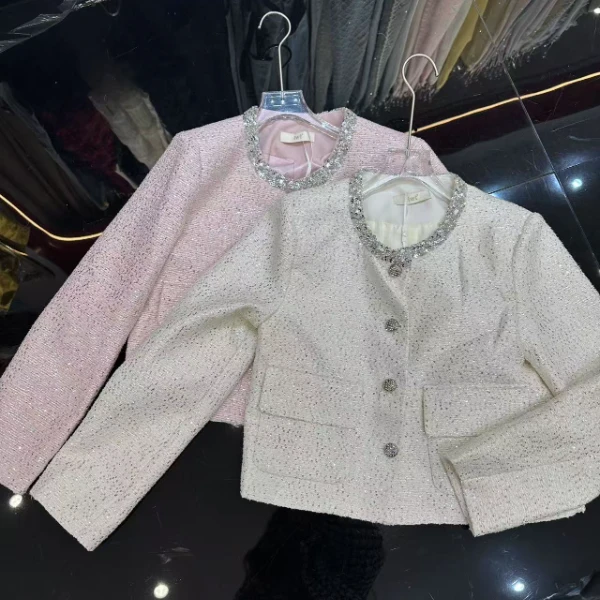 淑雅阁服饰 小西装纯色休闲女士外套19027