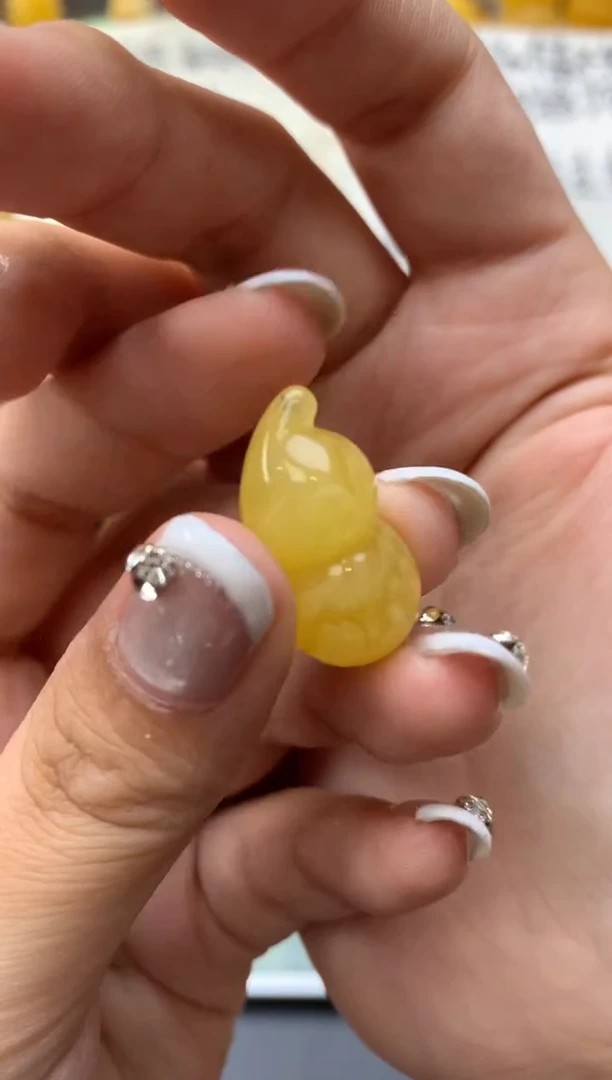 琥珀未镶嵌珠宝奇石084琥珀蜜蜡微瑕