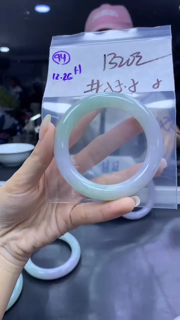 未镶嵌定制翡翠94手镯55.5纹+1320元+拍一发一