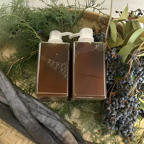 纯手工熬制洗发水侧柏叶皂角植物草本洗发液便携瓶装少泡沫水洗