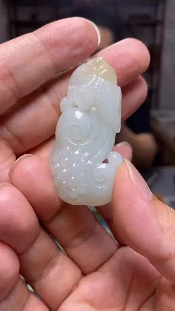 和田玉未镶嵌颈饰117