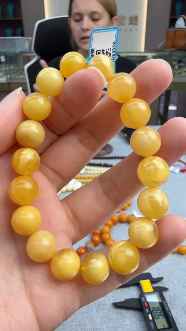 手链琥珀未镶嵌237秒拍号 假一罚三