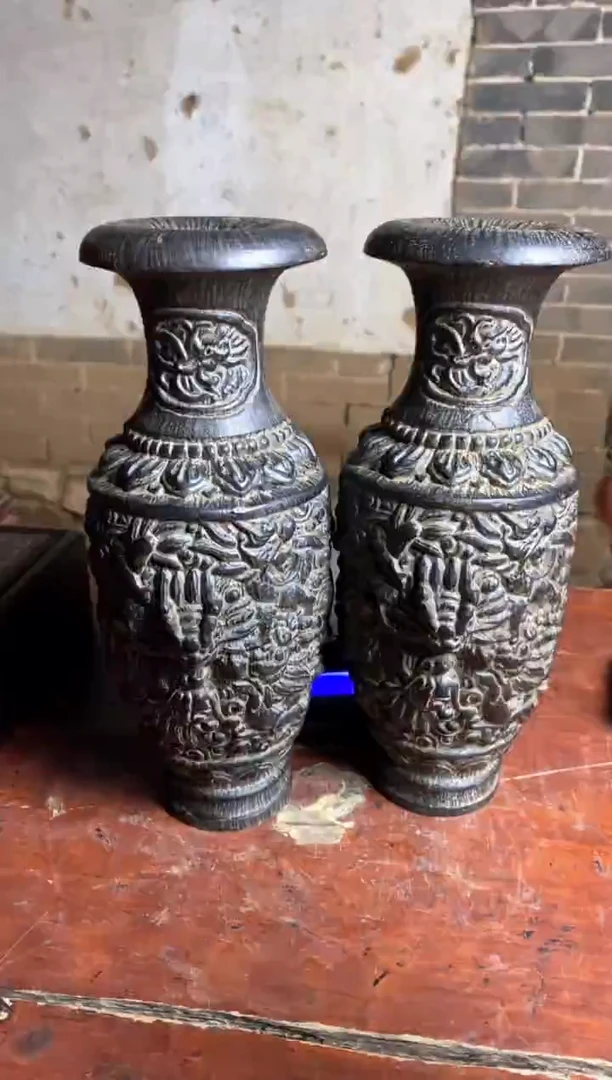 木九龙壁花瓶精品好物推荐