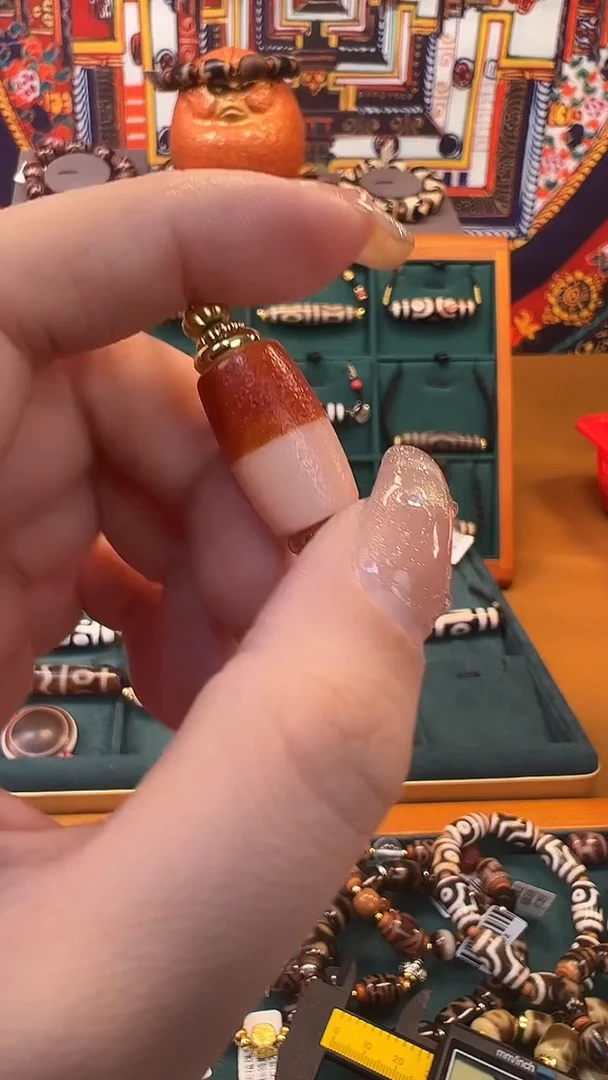 玛瑙/玉髓颈饰合金17.(微瑕)