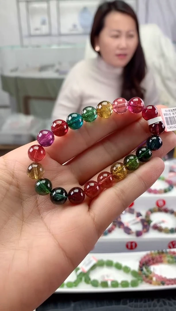 未镶嵌手串碧玺多样性发一条