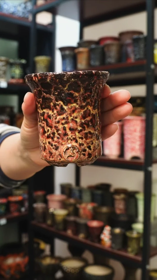 【闪购商品】陶 泰国手工花盆   一物一拍 0012