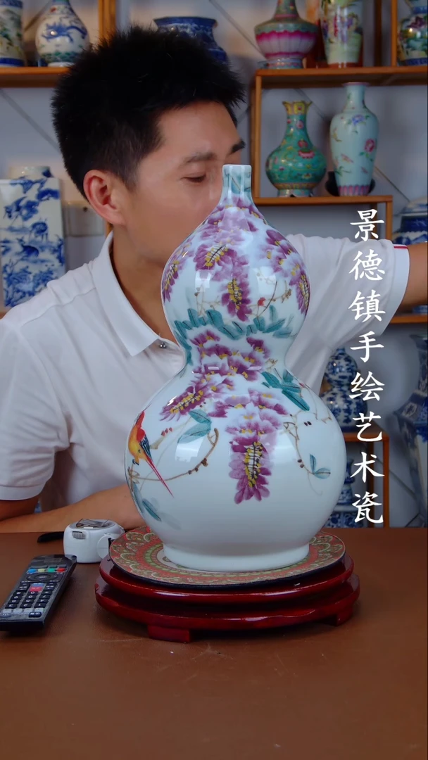 现代景德镇手工手绘陶瓷摆件24