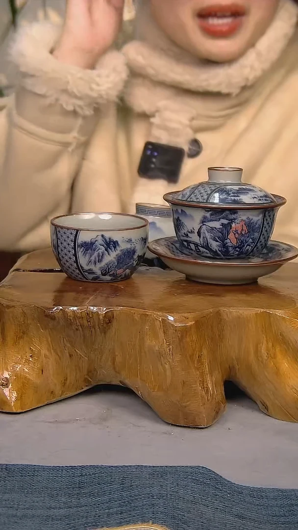 【闪购商品】2件套陶瓷茶具家用简装系列