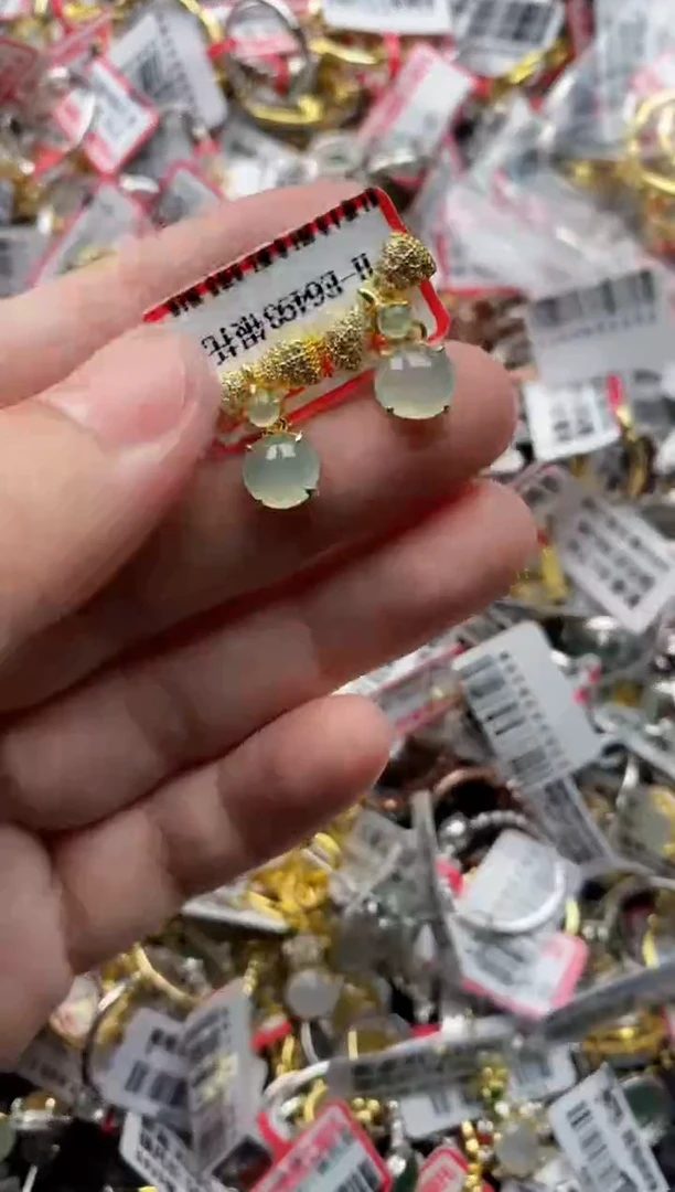 【闪购商品】翡翠戒指银S925镶嵌111111---5