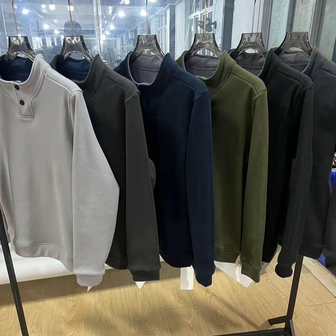 （澳绒加厚）冬季立领咂扣男款上衣39号