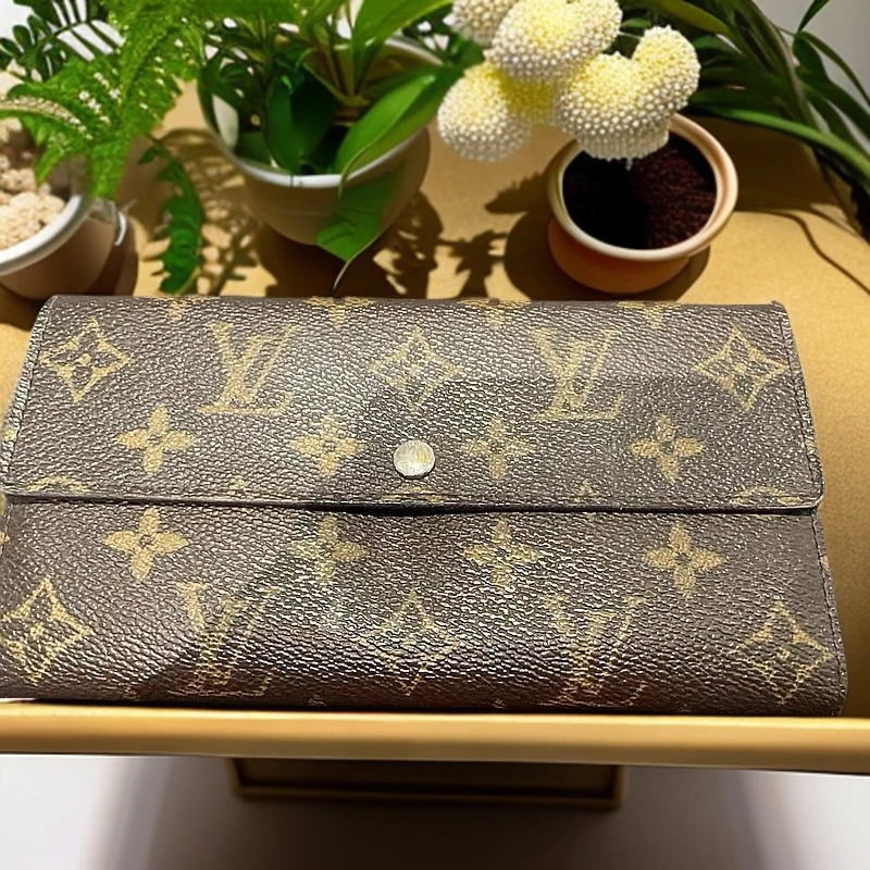 95新 LouisVuitton/路易威登 老花钱包1195 5605