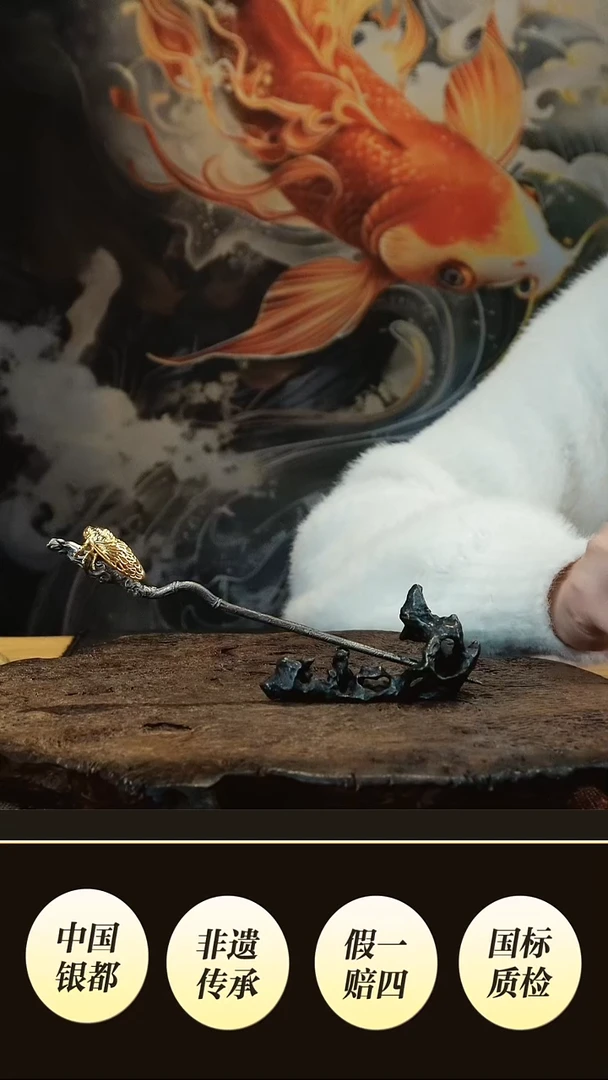 紫砂茶宠一鸣惊人茶针