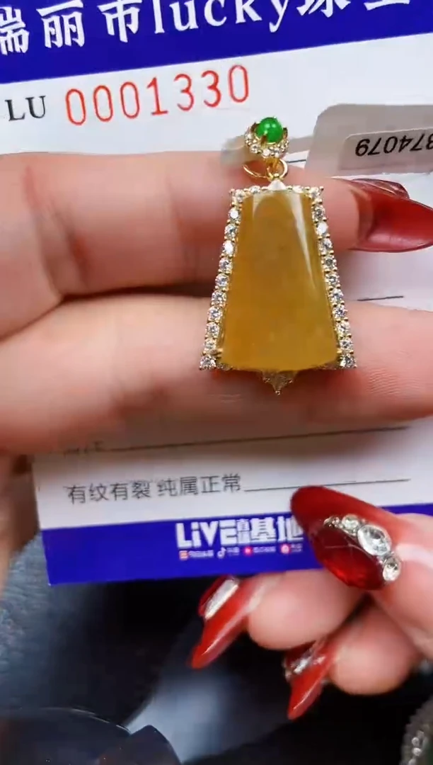 【闪购商品】翡翠颈饰银S925镶嵌1330